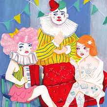 Freak Show. Un progetto di Character design e Illustrazione tradizionale di Olga M. - 30.05.2020