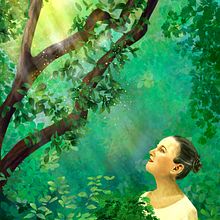 My project in Composition and Color for Creative Illustration course. Traditional illustration project by Miranda - 05.30.2020
