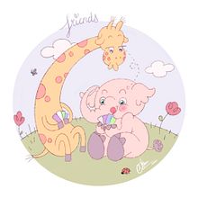Friendship. Children's Illustration project by Alba Reche Martínez - 05.30.2020