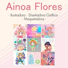 CV/Portfolio. Drawing, Design, and Traditional illustration project by Ainoa Flores - 05.30.2020