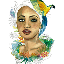 Mi Proyecto del curso: Retrato ilustrado en acuarela. Un progetto di Disegno di ritratti e Pittura ad acquerello di Ana sanchez - 31.05.2020