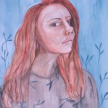 Mi Proyecto del curso: Retrato artístico en acuarela. Projekt z dziedziny  R, sunek art, st, czn i Malowanie akwarelą użytkownika María Eugenia Piccini - 31.05.2020