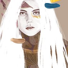 Mujer nativa Ein Projekt aus dem Bereich Digitale Illustration von Olivia Fregoso - 11.03.2020