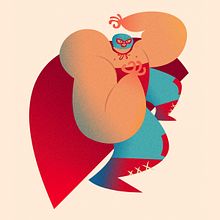 Nacho Libre. Character Design, Digital Illustration, and Traditional illustration project by Nathan Jurevicius - 05.31.2020