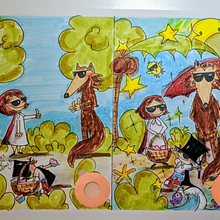 My project in Narrative Techniques for Illustrated Stories course. Children's Illustration project by cato - 05.31.2020