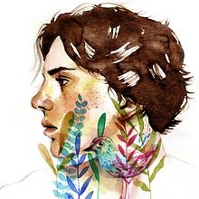 Mi Proyecto del curso: Cuaderno de retratos en acuarela. Artistic Drawing, Portrait Drawing, Traditional illustration, and Watercolor Painting project by Vrigit Smith - 05.31.2020