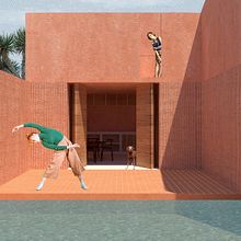 My project in Architectural Visualization Using Digital Collage course. 3D, and Architectural Illustration project by Raluca Bobaru - 04.12.2020