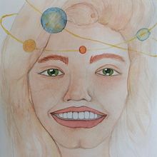My project in Illustrated Portrait in Watercolor course. Traditional illustration, Portrait Drawing, and Watercolor Painting project by Susanna Zema - 06.03.2020