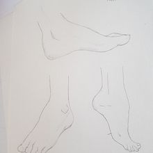 Dibujo Pies. Artistic Drawing project by Marcos Rodriguez - 05.31.2020