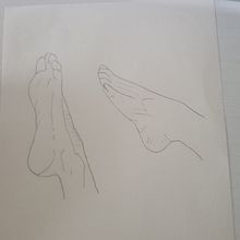 Dibujo pies. Artistic Drawing project by Marcos Rodriguez - 05.31.2020