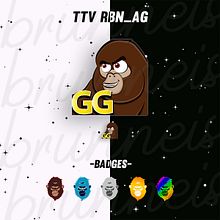TTV Emotes and Badges. Traditional illustration, Vector Illustration, and Social Media project by Laura Brunneis - 05.31.2020