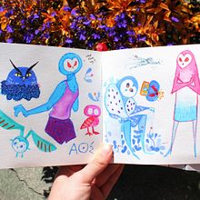 Final Sketchbook, Unlock Your Creativity Project. Een project van Traditionele illustratie van baviguier - 31.05.2020