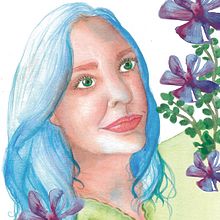 Retrato en acuarela. Un progetto di Creatività, Disegno anatomico, Disegno di ritratti e Illustrazione tradizionale di Kaysi Gómez Vega - 01.06.2020