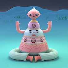 Pictoplasma Intro 2019. 3D Animation, 3D Character Design, 3D Modeling, and Animation project by Laurie Rowan - 05.01.2019
