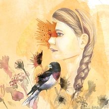 My project in Illustrated Portrait in Watercolor course. Photo Retouching, and Watercolor Painting project by Megan Wampler - 06.01.2020