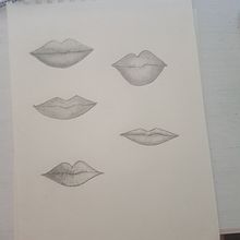 Dibujo labios. Artistic Drawing project by Marcos Rodriguez - 06.01.2020