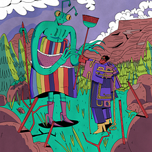 Projeto ilustração a partir de sonhos. Digital Illustration project by Antonio Luvs - 06.01.2020