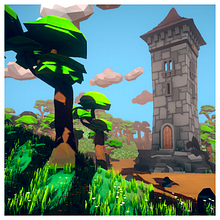 Mi Proyecto del curso: Modelado de escenarios low poly para videojuegos. Un proyecto de 3D de Fernando Greciano Rois - 11.06.2020