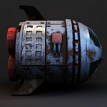 Nave espacial Ein Projekt aus dem Bereich 3D und 3-D-Design von Saul Labastida - 29.05.2020