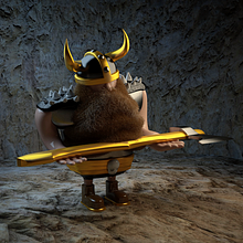 Mi Proyecto del curso: Diseño de personajes en Cinema 4D: del boceto a la impresión 3D. 3D Character Design project by Daniel Josué Solórzano Castro - 06.25.2020