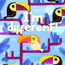 I'm different!. Drawing, Editorial Design, Traditional illustration, and Children's Illustration project by Cris Tamay - 06.20.2020