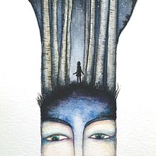 En mi mente... un bosque. Un proyecto de Ilustración tradicional de Iana perez nollet - 02.06.2020
