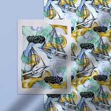 Social patterns. Traditional illustration project by Maite Diez - 06.02.2020