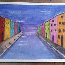 My project in Architectural Sketching with Watercolor and Ink course. Architectural Illustration project by jacqui_hey - 06.03.2020