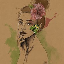 Insecta. Traditional illustration, Botanical Illustration, Digital Illustration, and Watercolor Painting project by Karina Beraldo - 06.02.2020