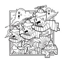 Coloring II. Drawing project by Christian Crystal - 06.03.2020