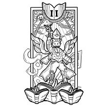 Tarot Card of Fate. Drawing project by Christian Crystal - 06.03.2020