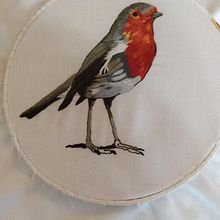 Mi Proyecto del curso: Pintar con hilo: técnicas de ilustración textil. Un progetto di Ricamo di martha_zac - 02.06.2020