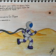 Proyecto: Un Astronauta En Marte . Projekt z dziedziny Kreat, wność i Ilustracje dla dzieci użytkownika Stefany Hernández - 10.06.2020