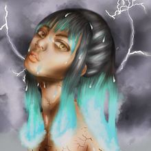  My project in Digital Fantasy Portraits with Photoshop course. Concept Art project by yaliner_lopez - 06.03.2020