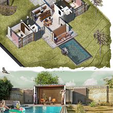 My project in Digital Illustration of Architectural Projects course. Architectural Illustration, Architecture, Digital Architecture & Interior Architecture project by izzomanuel - 06.03.2020