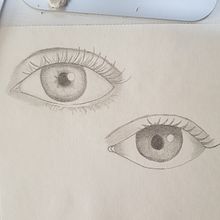 Dibujo ojos. Artistic Drawing project by Marcos Rodriguez - 06.03.2020