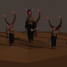 Mi Proyecto del curso: Modelado de personajes low poly para videojuegos . 3D Modeling project by Jhon Angel Fuentes Perez - 06.09.2020