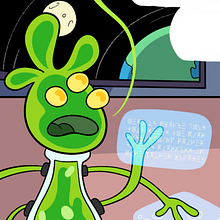 U.F.O. Digital Drawing, Character Design, and Traditional illustration project by Alfredo Toons - 05.25.2020