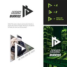 Imagotipo para Aaron Burriss. Un proyecto de Diseño de logotipos y Diseño gráfico de Gabriela Berroteran - 03.06.2020
