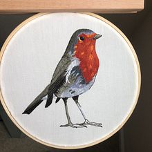 Mi Proyecto del curso: Pintar con hilo: técnicas de ilustración textil. Un progetto di Ricamo di Carla - 30.06.2020