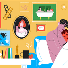 Huffpost Ilustración editorial. Un projet de Direction artistique, Conception éditoriale, Illustration traditionnelle et Illustration vectorielle de Jaime Hayde - 04.06.2020