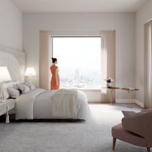 Hotel Suites Paris. Projekt z dziedziny 3D,  Architektura, Architektura wnętrz,  R, sunek architektoniczn, Dekoracja wnętrz i  Modelowanie 3D użytkownika Cosmorama Visuals - 04.06.2020