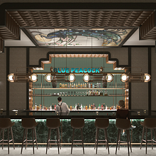 Cocktail Bar in Stockholm. Projekt z dziedziny 3D,  Architektura, Architektura wnętrz,  Projektowanie 3D,  R, sunek architektoniczn, Dekoracja wnętrz i  Modelowanie 3D użytkownika Cosmorama Visuals - 04.06.2020