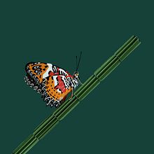 Malay Lacewing butterfly . Un progetto di Arte concettuale, Progettazione 3D, Character design 3D e Scultura di Diana Beltran Herrera - 04.06.2020