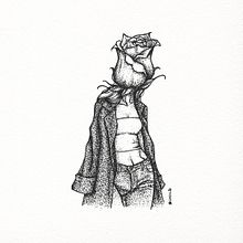 Una Rosa Sí, Pero Con Espinas. Un projet de Dessin, Dessin au cra, on, Dessin anatomique, Dessin artistique, Dessin de portrait, Dessin numérique, Dessin réaliste, Illustration traditionnelle, Illustration à l'encre et Illustration numérique de Román Cholbi - 04.06.2020