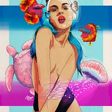 Mi Proyecto del curso: Técnicas de ilustración con acuarela digital. Traditional illustration, and Watercolor Painting project by Norge - 06.04.2020
