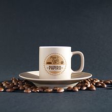Cafetería Papiro. Design de logotipo, e Design gráfico projeto de Cristina González Muñoz - 27.05.2016