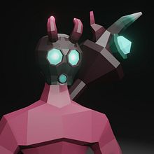 Mi Proyecto del curso: Modelado de personajes low poly para videojuegos  . % Jordi Gonzalez tarafından hazırlanan 3D projesi - 06.04.2020