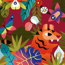 Selva Asiática. Un proyecto de Ilustración tradicional de Carla Garrido - 05.06.2020
