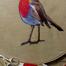 Mi Proyecto del curso: Pintar con hilo: técnicas de ilustración textil. Bordado projeto de claudia_chel - 05.06.2020